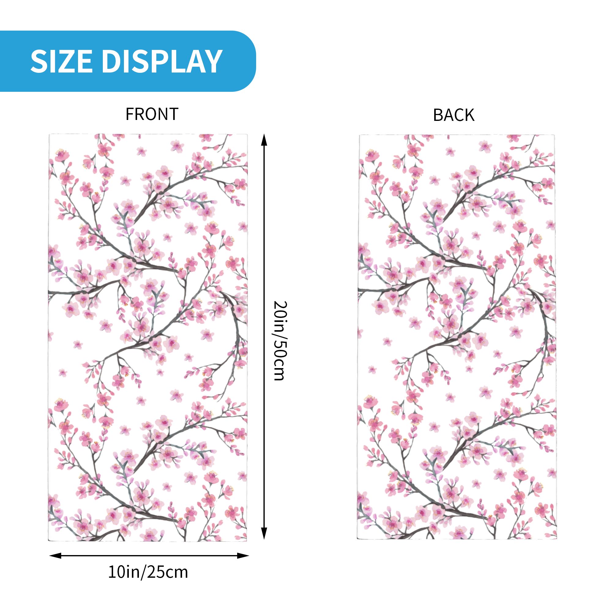 Japońskie kwiaty wiśni Sakura  – Neck Gaiter Face Cover recenzja i cena