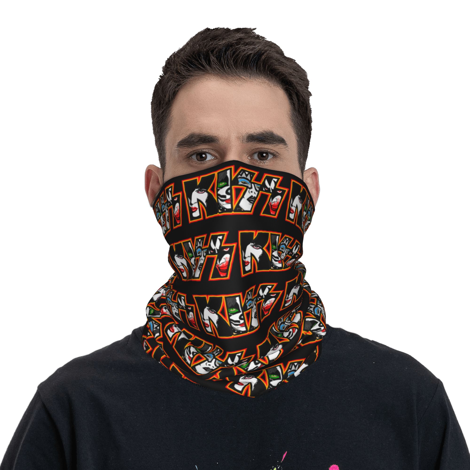 Custom Heavy Metal Rock K-Kiss – Neck Gaiter Face Cover recenzja i cena