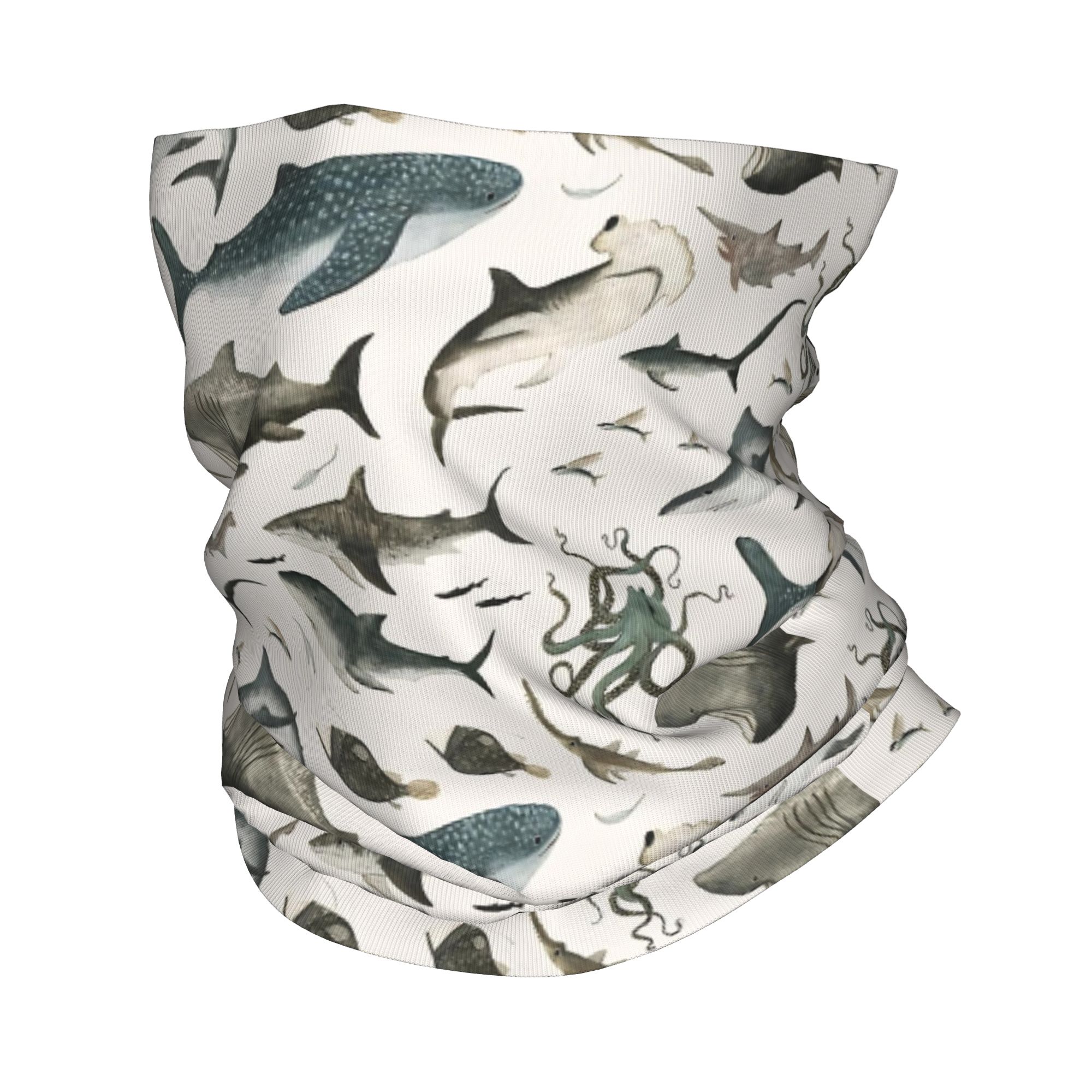 Rekin Ocean Zwierzę Rekiny Ban – Neck Gaiter Face Cover recenzja i cena