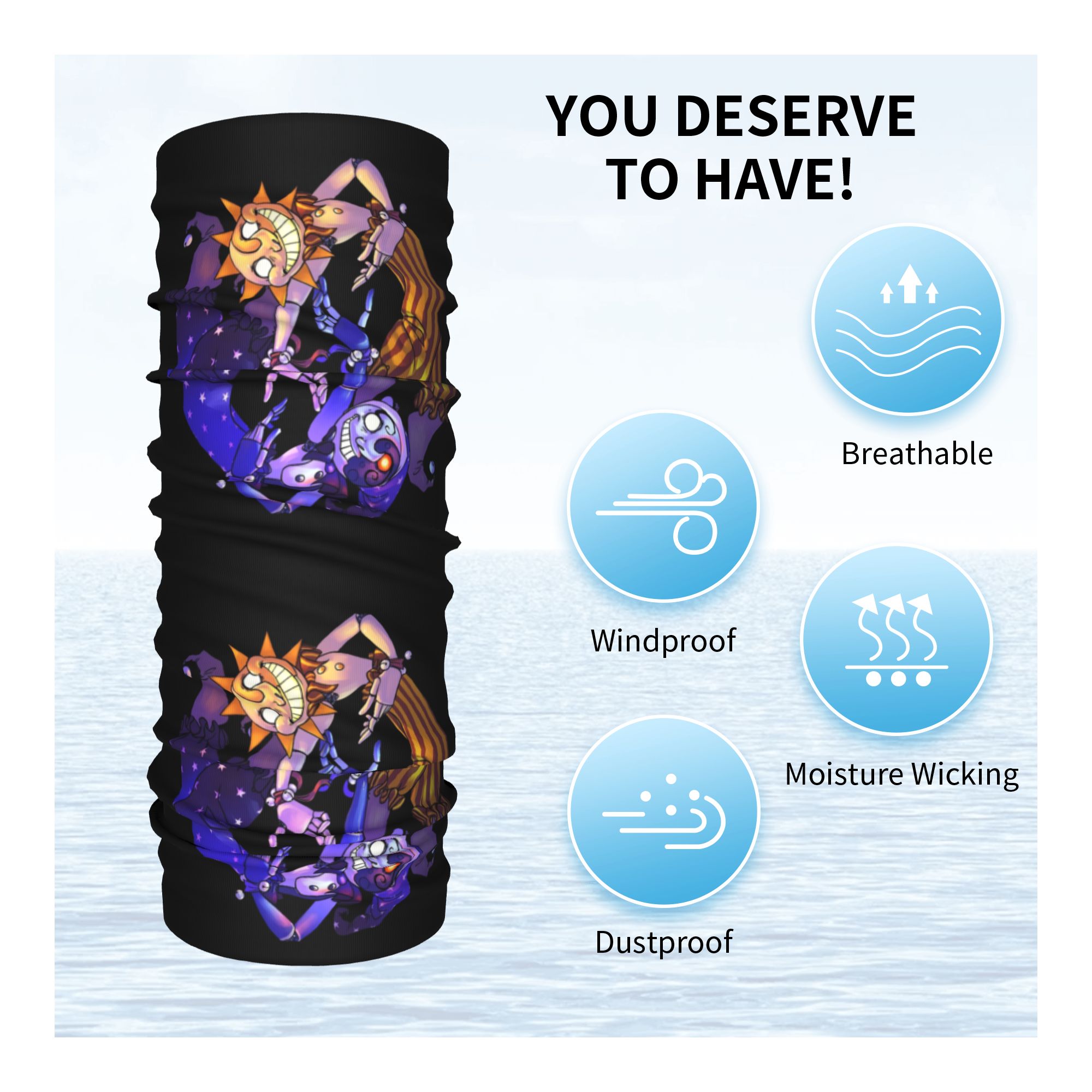 Opaska na szyję Sun And Moon F – Neck Gaiter Face Cover recenzja i cena